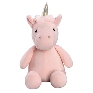 Bedtime Originals Rainbow Unicorn Pink/Gold Plush Unicorn Stuffed Animal - Pearl
