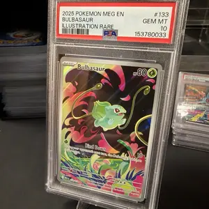 PSA 10 2025 POKEMON MEG EN BULBASAUR ILLUSTRATION RARE