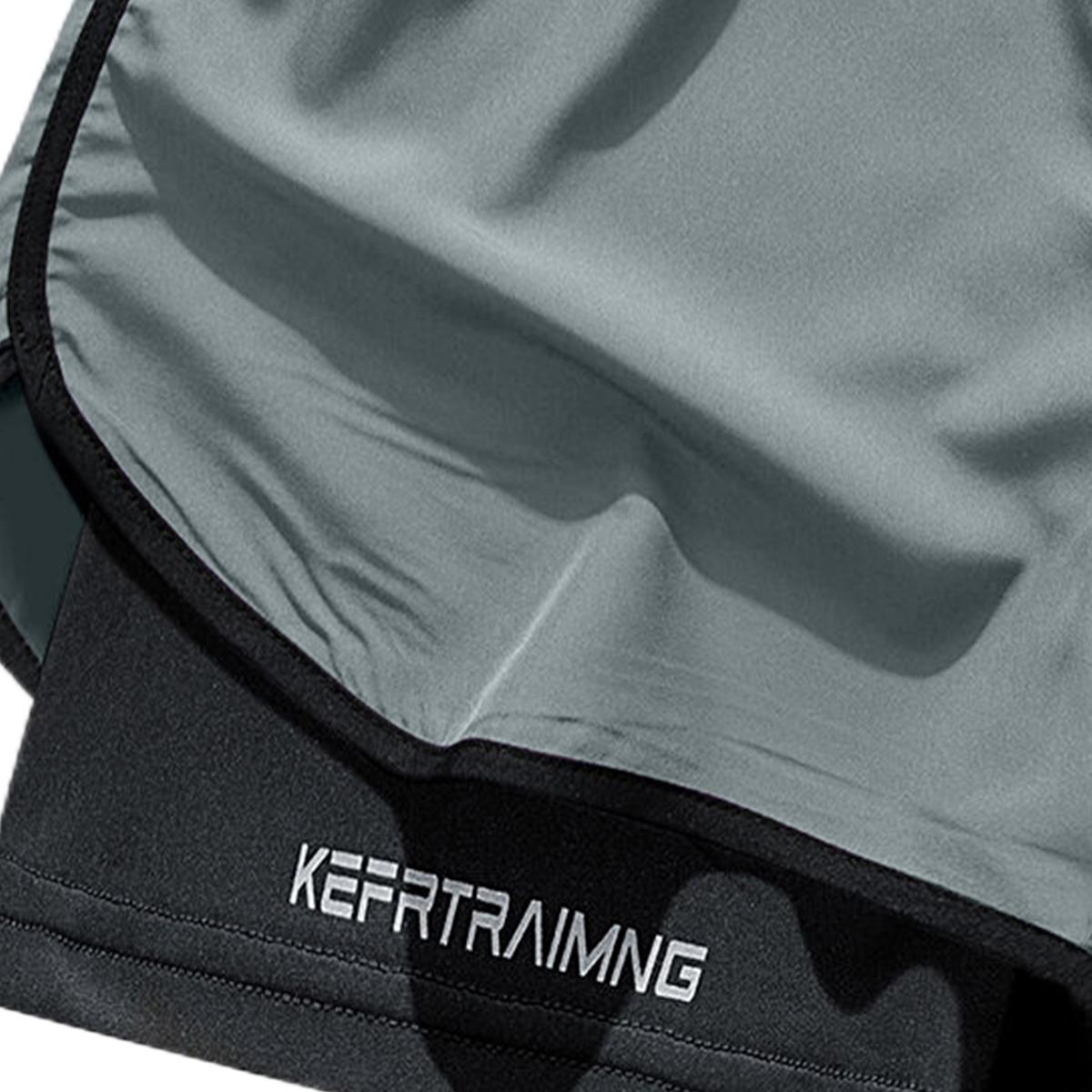 Men’s quick-dry, stretchy summer training shorts with built-in liner—lightweight, breathable running shorts that are versatile for gym workouts and beach trips; a stylish 2‑in‑1 quick‑dry, breathable athletic short for training.