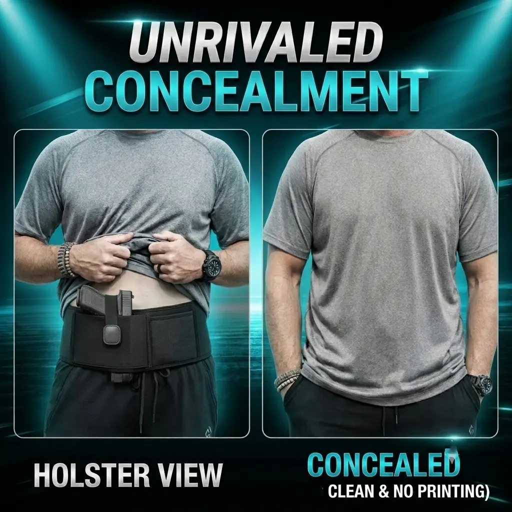 Waistband Handgun for Concealed Carrying - Male and Female, Belted Handgun Waistband for Lcp, Suitable for S&W M&P 40 Shield Bodyguard, Sig Sauer, Beretta, 1911 holster， Smith And Wesson, Shield Waistband