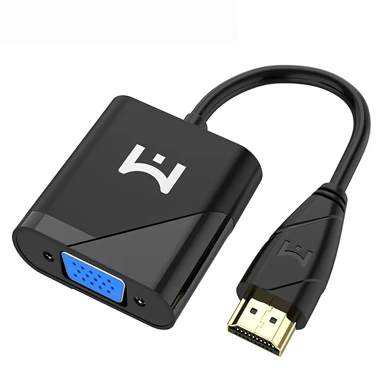 Convertidor de video macho HDTV a hembra VGA Adaptador de cable para PC DVD 1080P HDTV TV