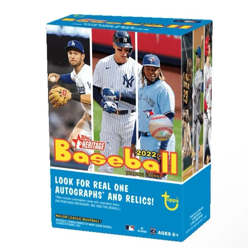 Topps Heritage Baseball 2022 Featuring Angels Yankees Blue Jays & LA Dodgers Nostalgic 1973 Design Collectible Sports Cards