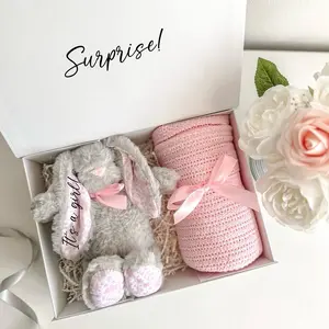 Gender reveal gift box, Gender reveal gift for parents to be, Gender reveal gift for parents, Girl gender reveal announcement,Baby girl gift