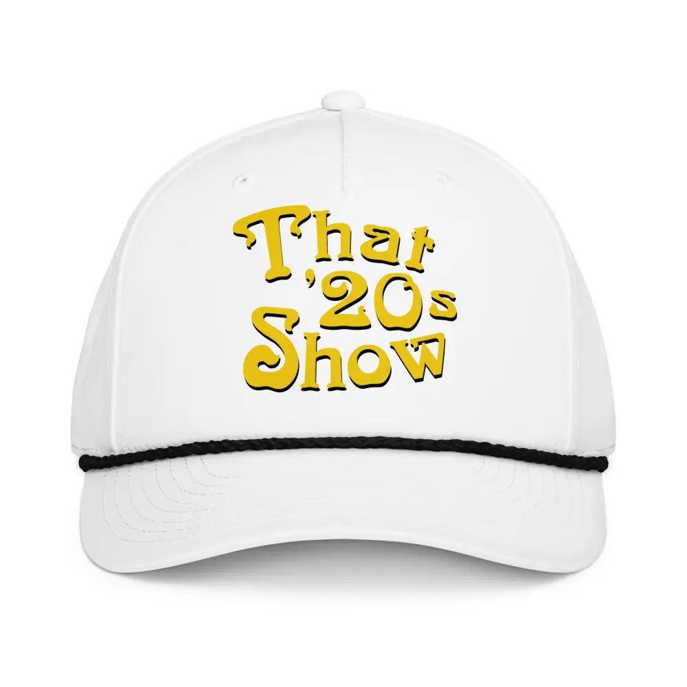 That 20's Show | Funny and Trendy Richardson 258 Rope Cap | Adjustable Snapback with Stay-Dri Sweatband & Classic Braided Detail