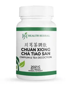 2 Bottles Health Herbal Chuanxiong & Mint Head Comfort Capsules 100 Gelatin Capsules with 5:1 Herbal Extract for Seasonal Head Comfort and Clarity