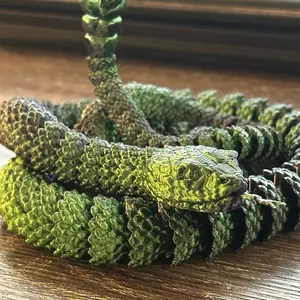 3D printed rattlesnake!