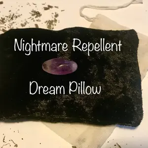 Nightmare Repellent Dream Pillow Peaceful Sleep Comfort Pillow with Amethyst Stone