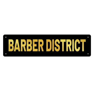 Barber District Barber Sign