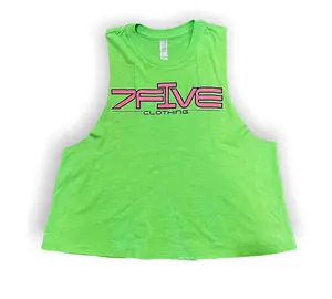 7Five Chevelle Crop - Lime