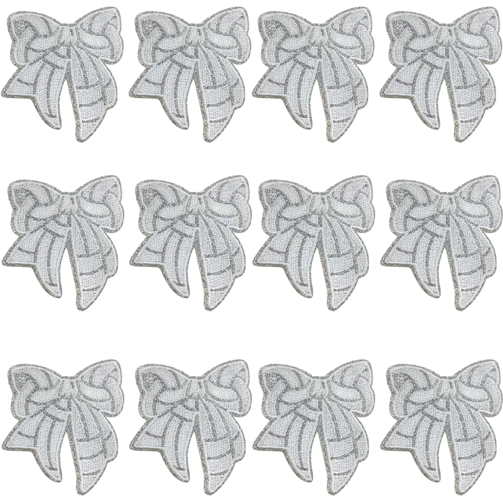 10PCS Iron On Volleyball Patches Embroidery Sports Ball Sequin Bow Fashion Sew On Cute Appliques Accessories for DIY Clothes Hats Projects