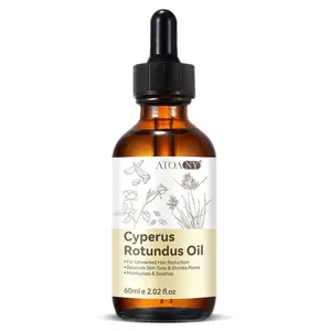 Cyperus Rotundus Oil, Natural Cyperus Rotundus Oil for Hair Removal, Reduces Unwanted Hair, Moisturizes & Soothes The Skin, Reducing Body Hair , Shrink Pores, Suitable for All Skin Types