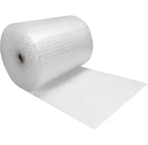 uBoxes Bubble Cushioning 24" wide Wrap x 100' Long Medium Bubbles 5/16",Clear,BUBBMED24100