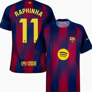 Unisex Soccer/Football Brazil Team Raphinha Barcelona 2026 Away Replica Jersey