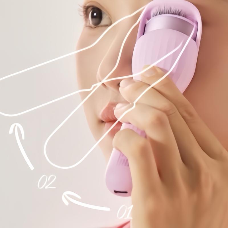 CENCI Heated Eyelash Curler Version4pro,Premium Electric Eyelash Sculpting Device,Rechargeable Heated Lash Styler,CENCI White Cosmetics Curling Glam