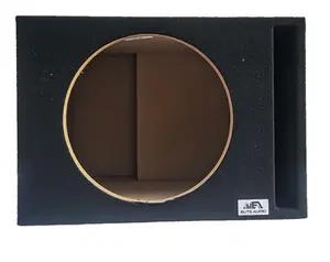ELITE AUDIO EBOX-SVS15 | Single 15" Vented Subwoofer Enclosure - Plush OEM-Grade Carpet, 3/4" MDF with 1" Front Baffle, Pro-Tuned Ports, and Spring-Loaded Terminals for Maximum Durability & Thunderous Bass