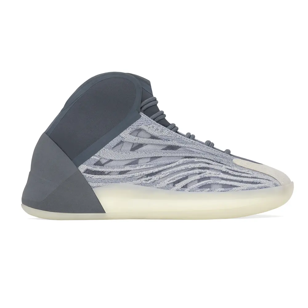 adidas Mens Yeezy Quantum Lace Up Sneakers Shoes Casual - Grey adidas Mens Yeezy Quantum Lace Up Sneakers Shoes Casual - Grey