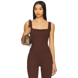 Miaou Luna Top in Chocolate