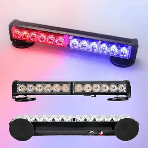 12-LED Magnetic Wireless Strobe Warning Emergency Light