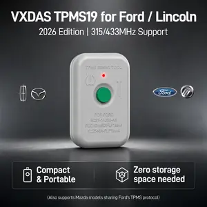VXDAS Ford TPMS19 Reset & Relearn Tool for Ford Tire Sensor Activation | Compatible with F150, Lincoln, Mercury, Mazda (8C2Z-1A203-A 2025)