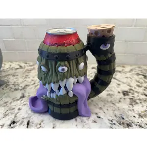 Mimic Can Cozy Dice Tower Dungeons and Dragons Inspired Designed by LittleTup