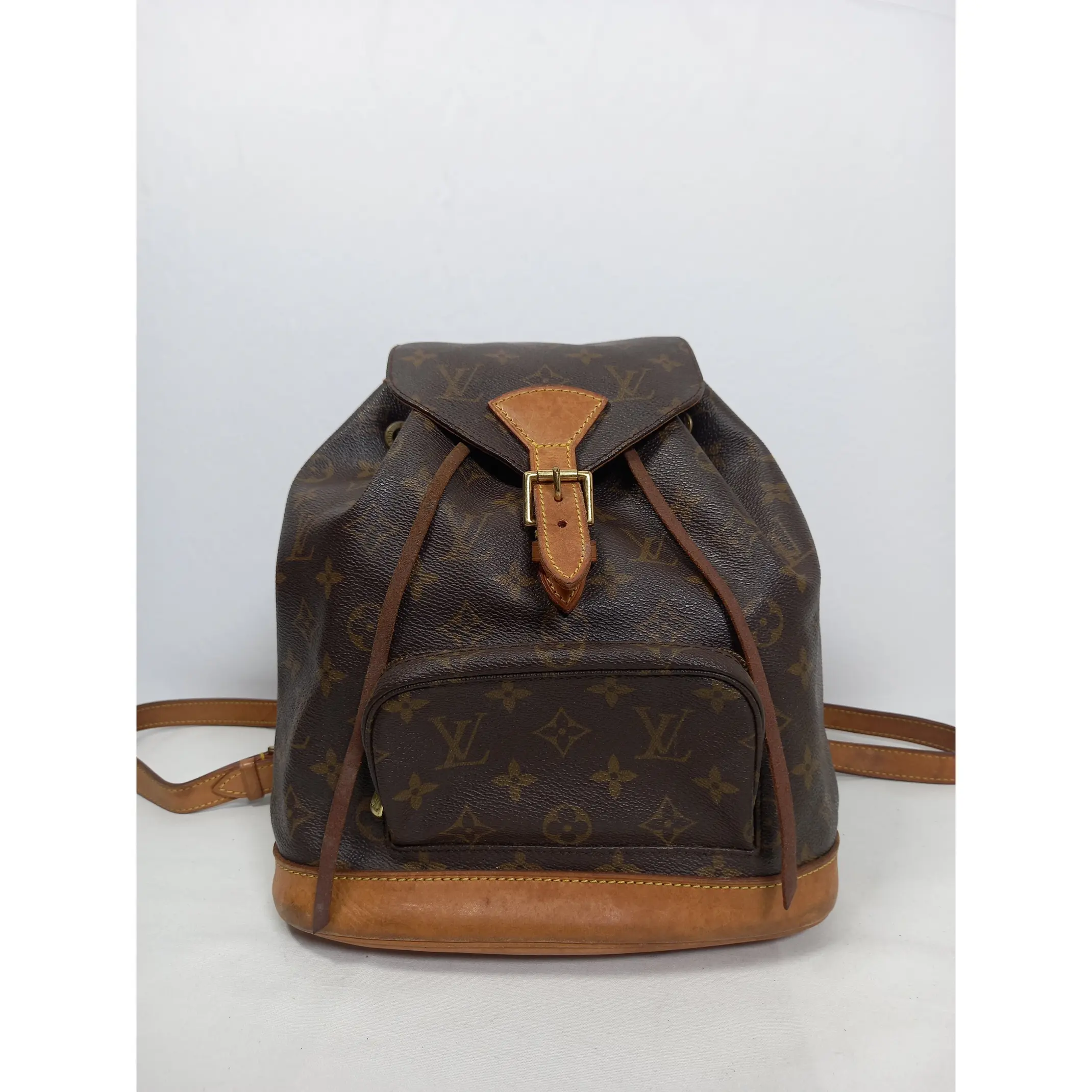Pre-owned Canvas Backpacks M0804P35 Louis Vuitton Monogram Montsouris MM Backpack (JP)