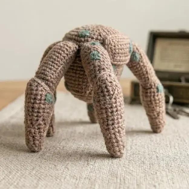 Rocky Amaze Crochet , Project Hail Mary Keychain, Amigurumi Rocky Plush, Cute Handmade Gift, Sci-Fi Fan Gift