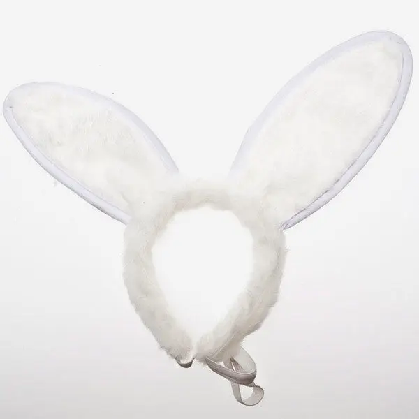Plush White Bunny Ears