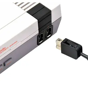 SANOXY 10ft Controller Extension Cable Cord Replacement Compatible with SuperNES Classic Edition High-Quality Copper Wire Gold-Plated Connectors Secure Lock Hook Design Plug-and-Play No Drivers Needed