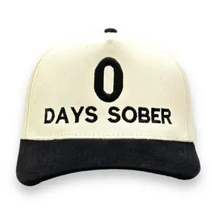 Zero Days Sober Snapback Trucker Hat Baseball Cap