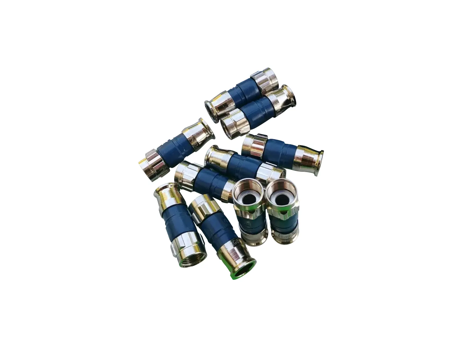 PPC RG-6 Universal F-Type Coax Cable Compression Connectors, Bag of 50 Pcs. (EX6XL-PLPLUS)