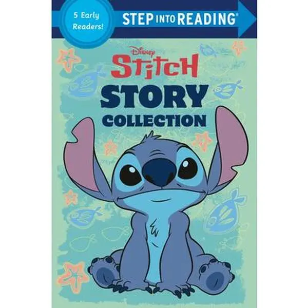 Disney Stitch Story Collection - Random House Disney, English Basic Vocabulary Step 2 Children's Literature & Art Soft Cover Book