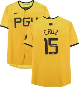 Oneil Cruz Pittsburgh Pirates Autographed Yellow Nike City Connect Limited Jersey - Fanatics Authentic Certified