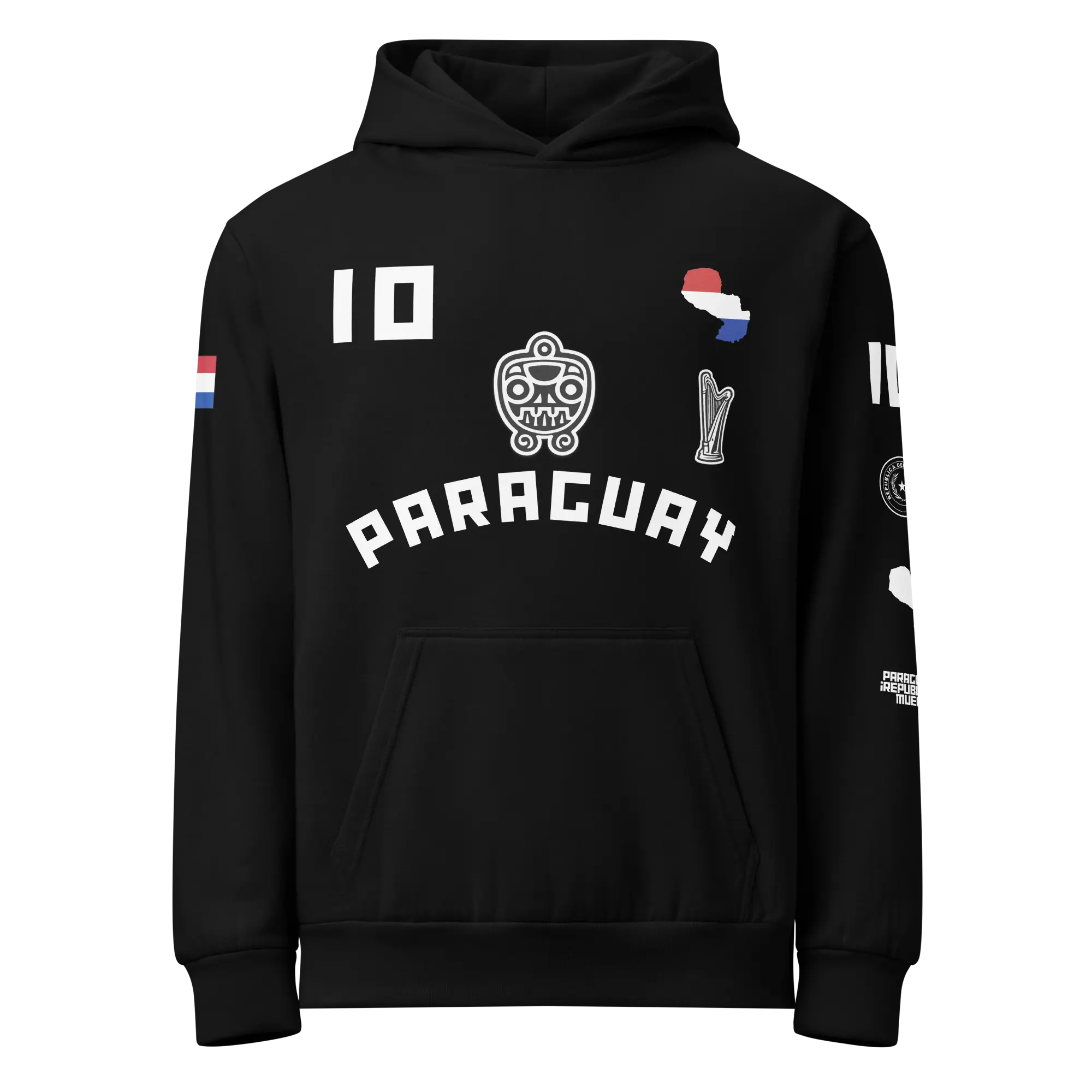 Paraguay Patchwork  Hoodie