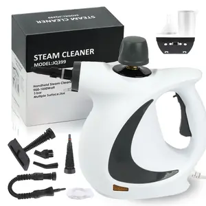 Pressurized Handheld Multi-Surface Natural Steam Cleaner with 12 pcs Accessories, Multi-Purpose Steamer for Home Use, Steamer for Cleaning Floor, Upholstery, Grout and Car