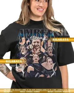 Amber Glenn Figure Ice Skating Vintage T-Shirt Gift for Women and Man Shirt Unisex Tee Sport Sweatshirt
