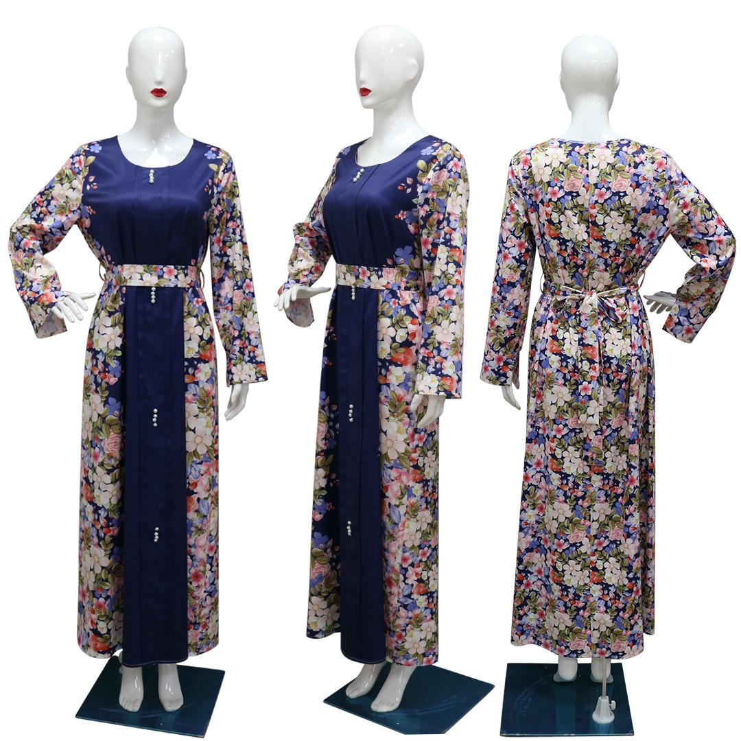 Elegant Muslim Maxi Dress – Modest Middle Eastern Fashion