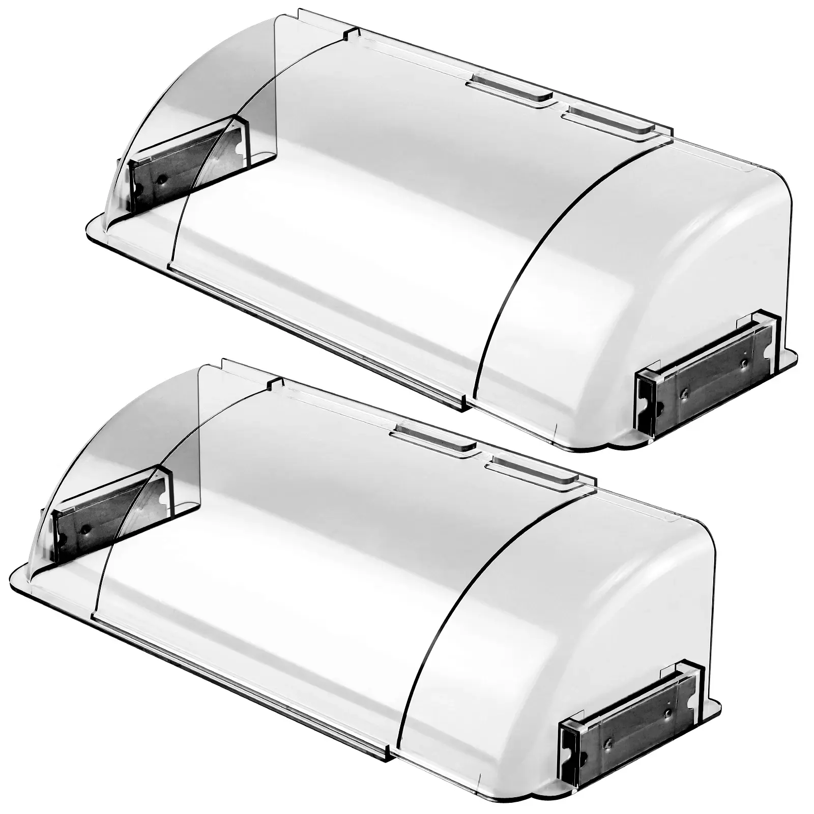 2 Pack Adjustable Air Vent Deflector 10"-15" | Magnetic Floor Register Covers for AC/Heat, Redirect Airflow Away from Walls & Furniture, Strong Magnet No Tools Needed