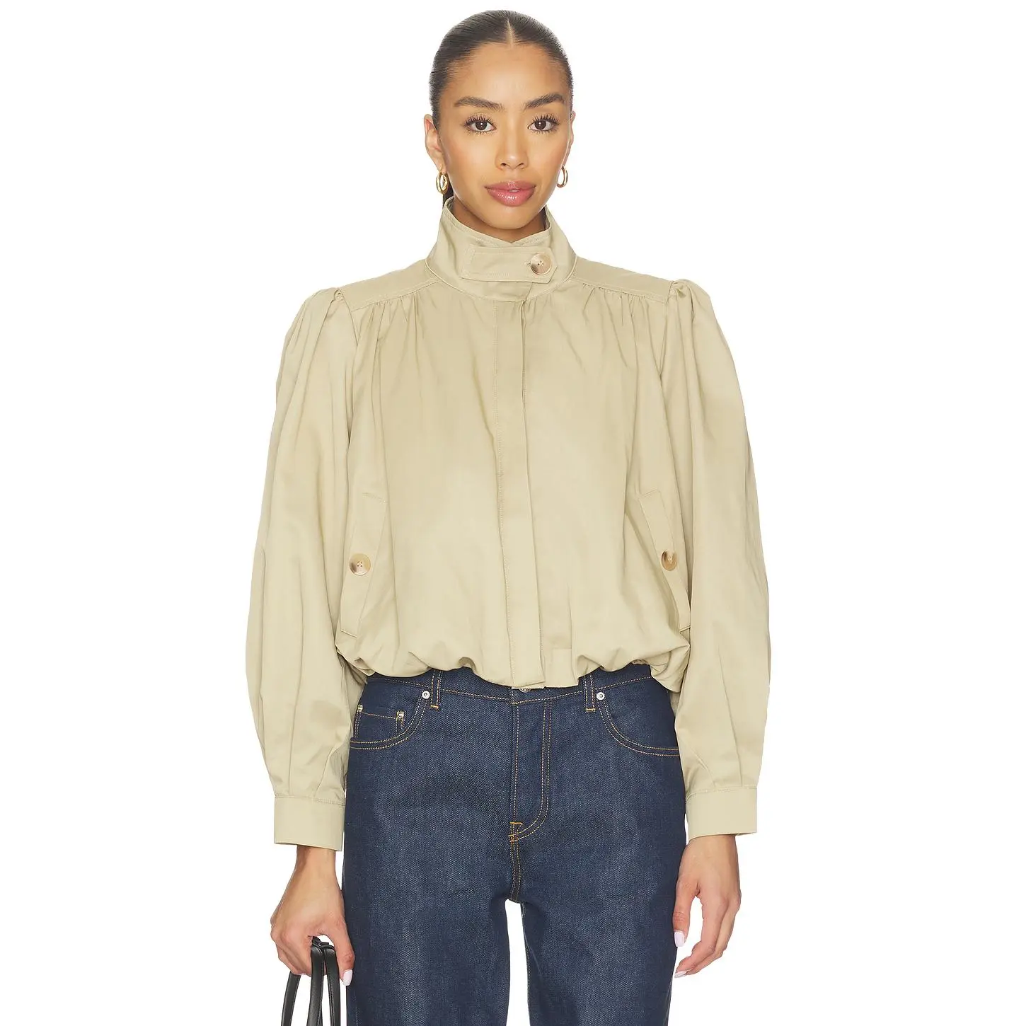 ASTR the Label Estero Jacket in Khaki