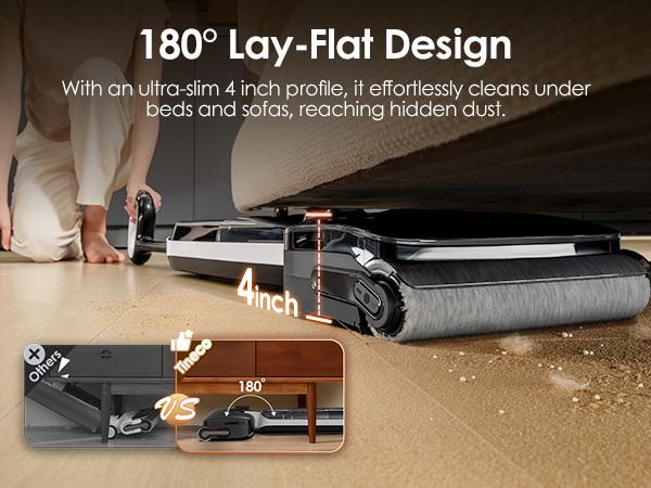 Tineco Floor ONE S6 Master Wet Dry Vacuum Cleaner, 20kPa Suction Vacuum Mop with Dual-Edge Cleaning, 45 Min Runtime (Quite Mode), 185°F Flashdry, 4inch Ultra-Slim Tineco Floor ONE S6 Master Wet Dry Vacuum Cleaner, 20kPa Suction Vacuum Mop with Dual-Edge Cleaning, 45 Min Runtime (Quite Mode), 185°F Flashdry, 4inch Ultra-Slim