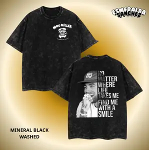 No Matter Where Life Takes Me Shirt Mac Miller Lyric Oversized Tee for Music Lovers