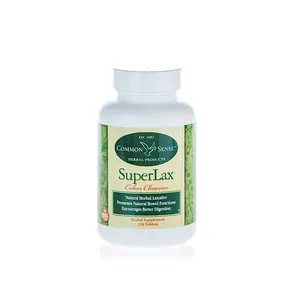 SuperLax - Advanced Natural Colon Cleanser & Gut Detox Gentle Senna & Cascara Sagrada Formula for Constipation Bloating Leaky Gut Repair Digestive Support Herbal Cleansing - Healthcare Fitness Dietary