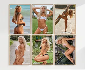 Olivia Livvy Dunne Sports Illustrated Swim Premium Poster LSU Gymnast Livvy