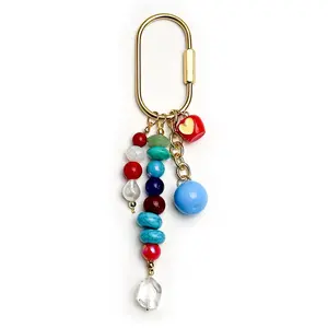 Niche Design Conch Pendant Beaded Bag Charm Large Size Spring Summer Fashion Bag Ornament
