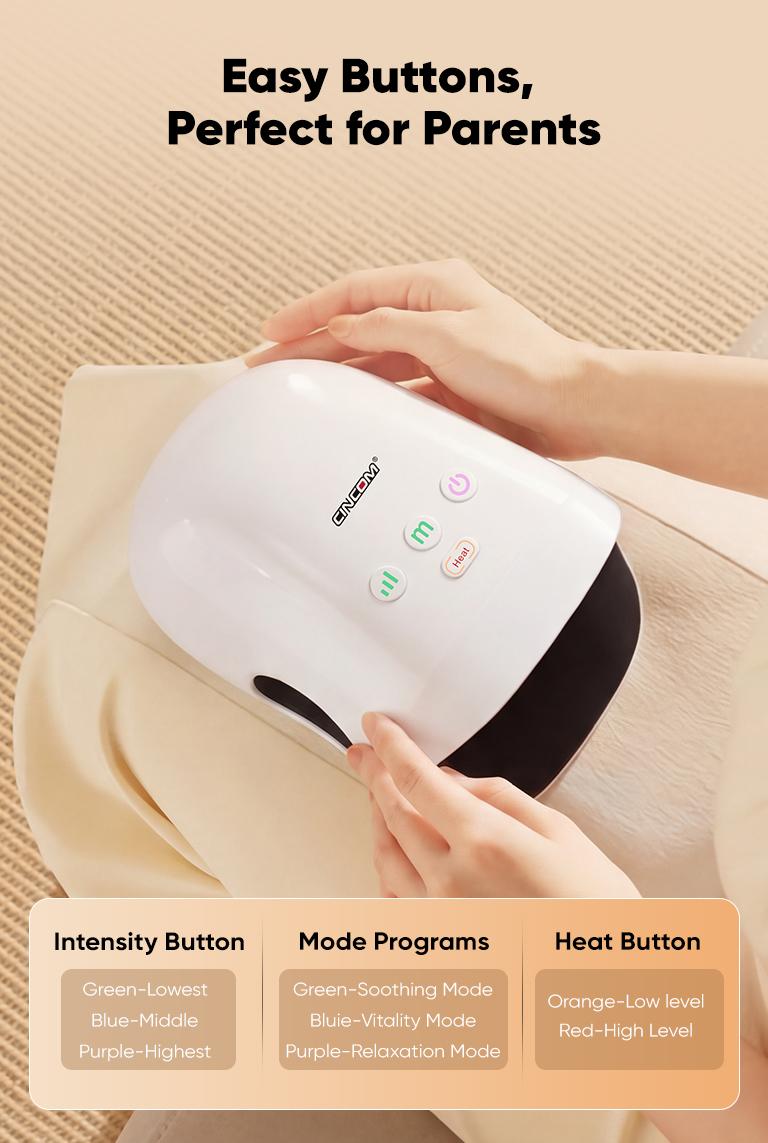 CINCOM Portable Hand Massager with Comfort Heat - Cordless, Adjustable Settings, Auto-Off, White, Black, Pink, Blue, Perfect Gift for Families, Men & Women - Ideal for Black Friday, Thanksgiving, Christmas, Birthdays & More,summerwins Lymphatic Drainage R CINCOM Portable Hand Massager with Comfort Heat - Cordless, Adjustable Settings, Auto-Off, White, Black, Pink, Blue, Perfect Gift for Families, Men & Women - Ideal for Black Friday, Thanksgiving, Christmas, Birthdays & More,summerwins Lymphatic Drainage R