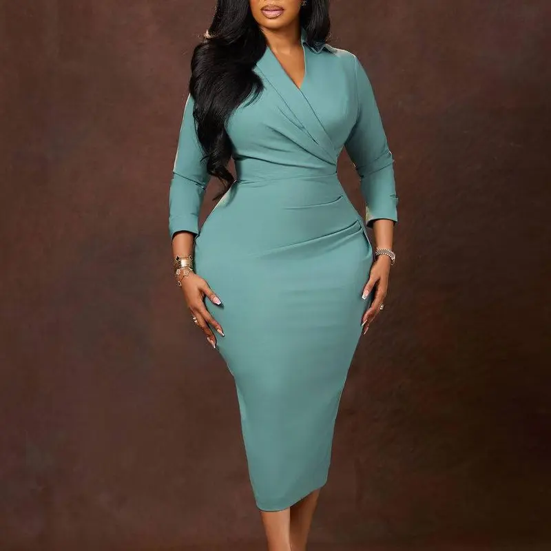 turquoise plus size dresses for aale - TikTok Shop