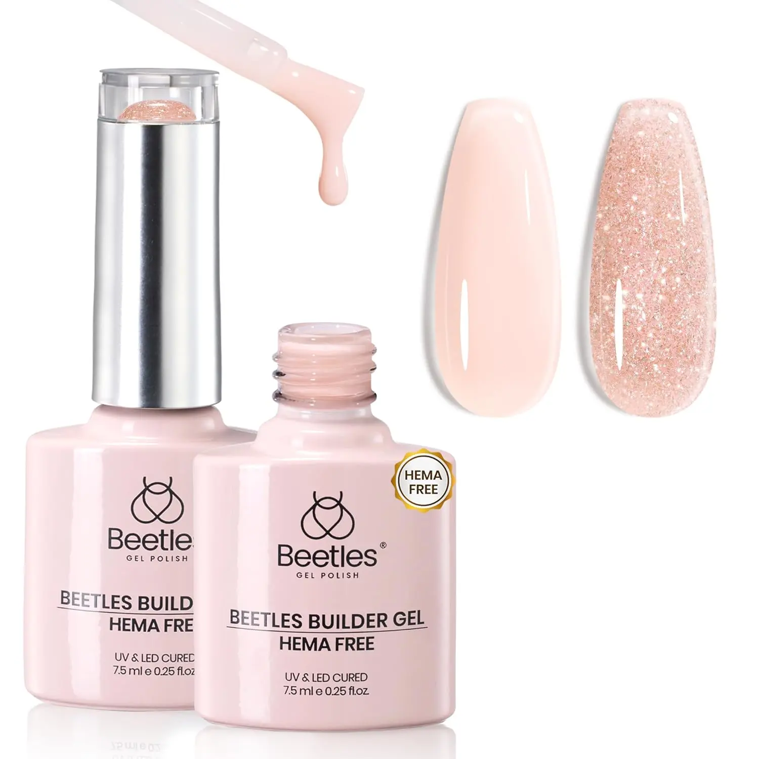 Builder Gel Nail 2 Colors Set 87-7.5ml-HEMA FREE