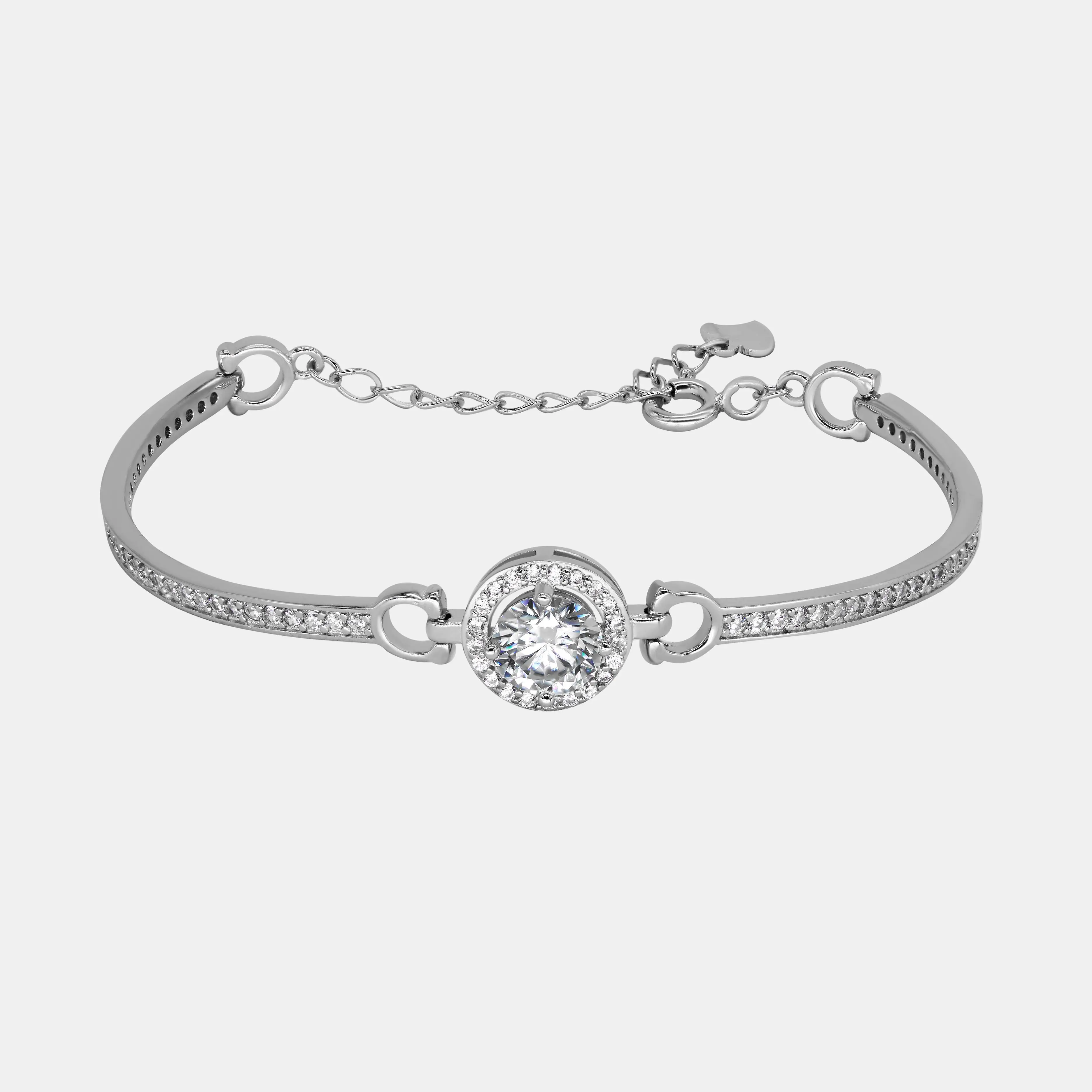 【259】1 Carat Synthetic Moissanite Bracelet – Elegant Vintage Fashion Jewelry for Women, Perfect Birthday/Anniversary Gift, Ideal for Valentine's Day
