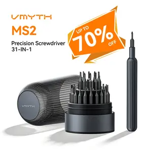 【FathersDayGift】VMYTH 31 in 1 Mini Precision Screwdriver Set MS2 , Magnetic Small Tool Kit for Phone,Laptop,PS5, Switch,Glasses,Watch,screwdriver set SetHome Repair Tool Box SummerVibes
