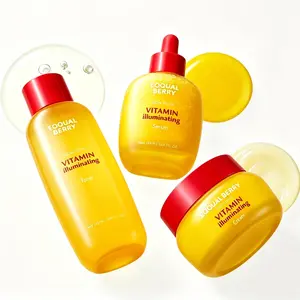 EQQUALBERRY Vitamin Illuminating Duo – Brightening Skincare Ritual with Vitamin C, Niacinamide & TXA | Targets Dark Spots & Uneven Tone | Hydration + Ceramide Barrier Care | Serum 30ml + Cream 50ml
