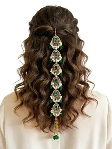 Tassel Rhinestone Hair Accessory, Middle Eastern Style Headpiece, Wedding and Festival Decoration, Elegant Hair Ornament